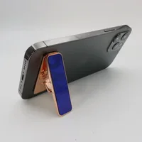 Luxury Mini Phone Holder Metal Folding Phone Stand Invisible 360° Rotate Mobile Phone Kickstand Holder Desk Phones Bracket Mount - Image 3