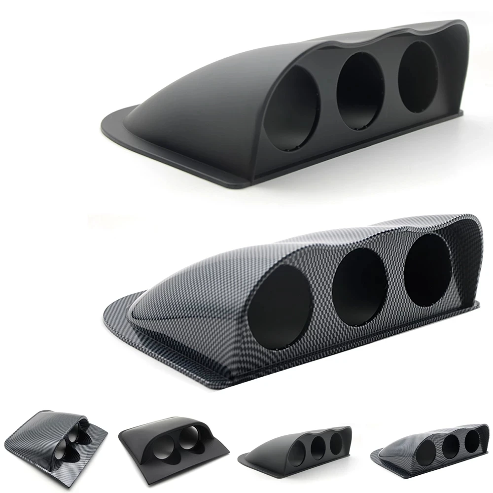 Universale Per Guida A Sinistra E A Destra Nero E Carbonio 2 Pollici/52Mm Dash Board Dual & Triple Gauge Pod Color Gauge Pod Mount Holder