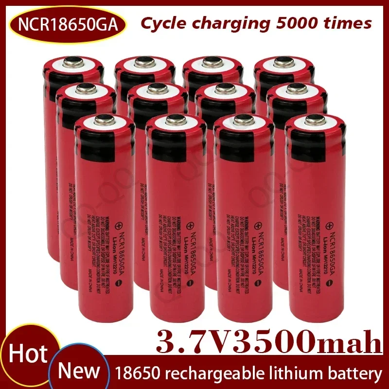 New 3.7V3500Mah NCR18650GA Pointed 18650 Lithium Battery Is Suitable for Cast Batteries Such As Battery Packs and Tool Batteries