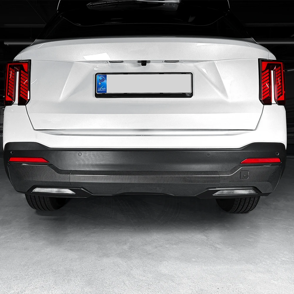 기아 쏘렌토 MQ4 2024-2026 LHD RHD 차량용 피아노 블랙 앞뒤 범퍼 하단 트림 커버 외부 자동차 스타일링 액세서리