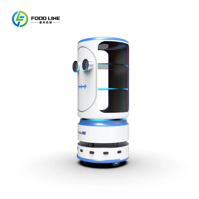 Robot di Servizio AI Personalizzato per Ristoranti con Dialogo Intelligente per Consegna di Cibo/Piatti e Trasferimento Oggetti, Cameriere Completamente Automatico - immagine 4