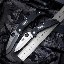 

SOG EDC Multifunctional Pocket Folding Knife Tactical Self-Defense Survival Portable Outdoor Camping Equipment Hunting Tools