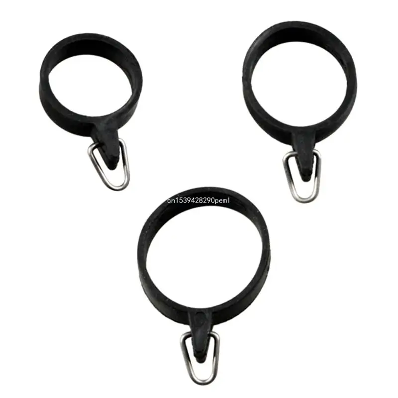 

10Pcs Elastic Fishing Rod Hook Keeper Rubber Rings Fishing Rod Hook Holder