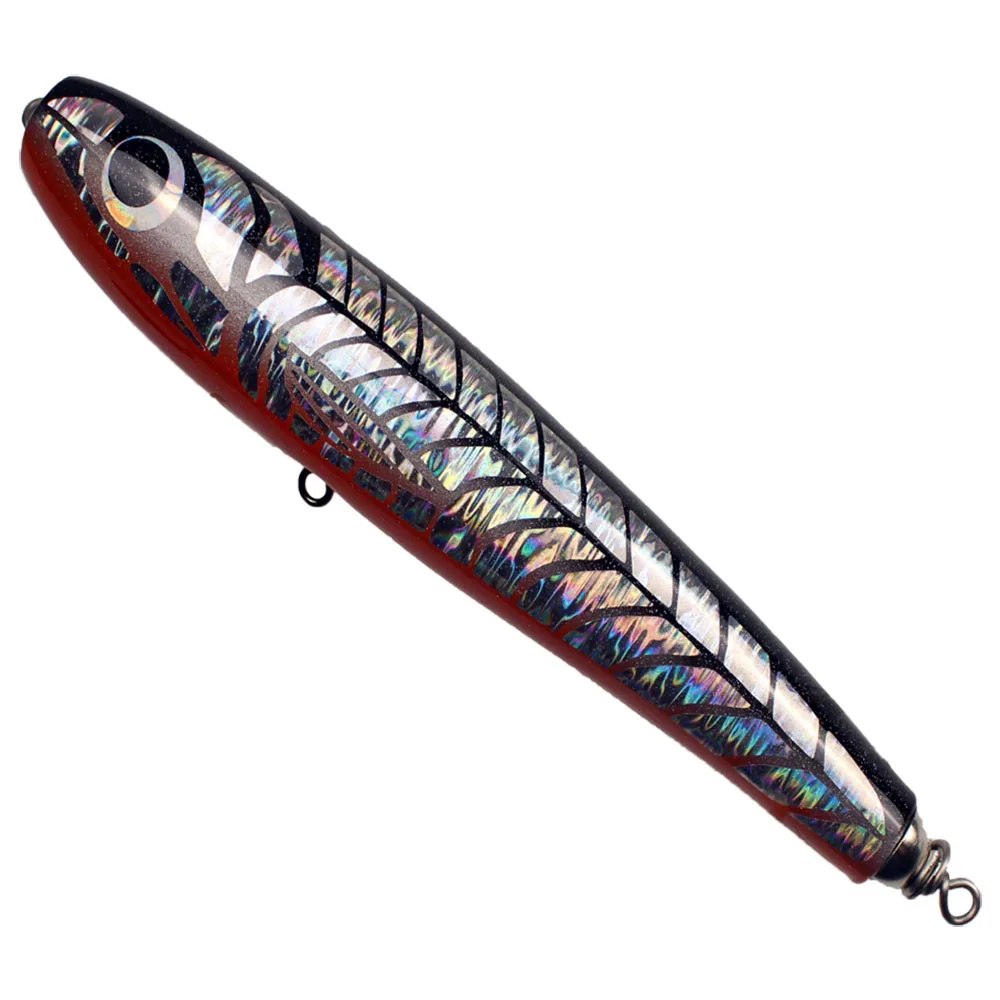 

Komuso Carpenter Wood Floating Popper Stickbait Fishing Lure for Medium Heavy Paulownia Popping for , Kingfish, BluefinTuna Co