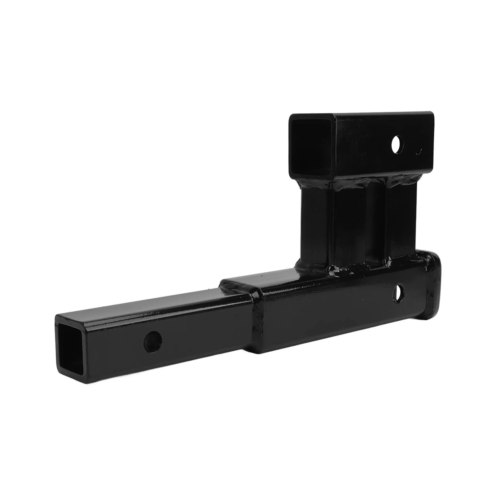 Dual Hitch Adapter Rear Dual 2 in Trailer Towing Riser Hitch Receiver Adapter Extender for Off Road Vehicle