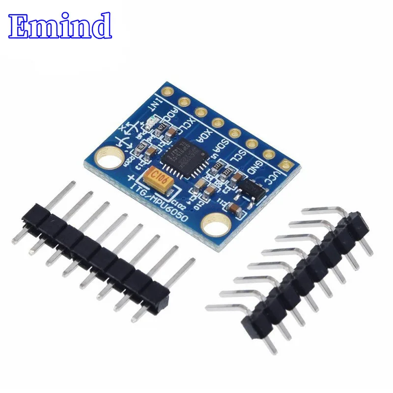 

2/5/10/20/50Pcs GY-521 Tilt Angle Sensor MPU-6050 Module Three Axis Accelerometer Gyroscope 6DOF Module for Motion Sensing Games