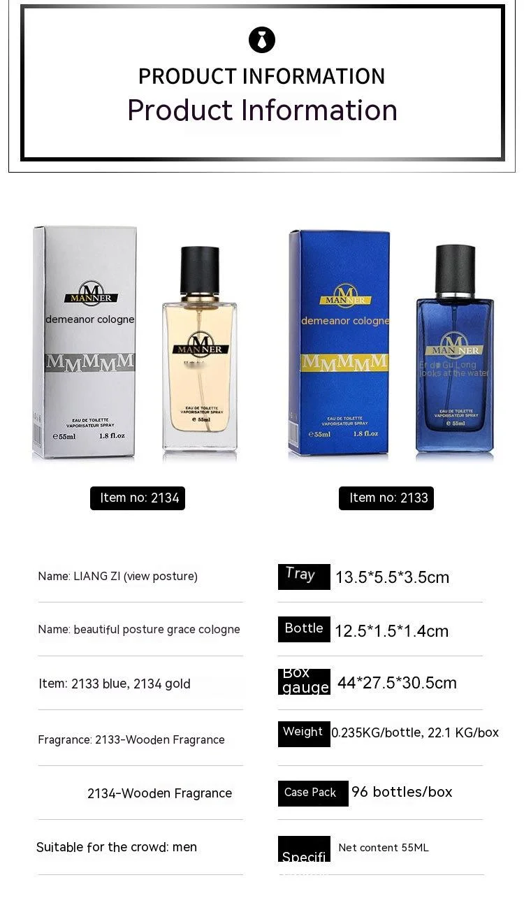 Gulong – parfum pour hommes, parfum longue durée, frais et élégant, saveur de bois, 55ml, nouveauté 2023_voghion.com