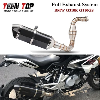 For BMW Exhaust System G310R G310GS Exhaust 2017~2018 51mm Stainless Steel Motorcycle Muffler Full Exhaust Systems Moto Escape