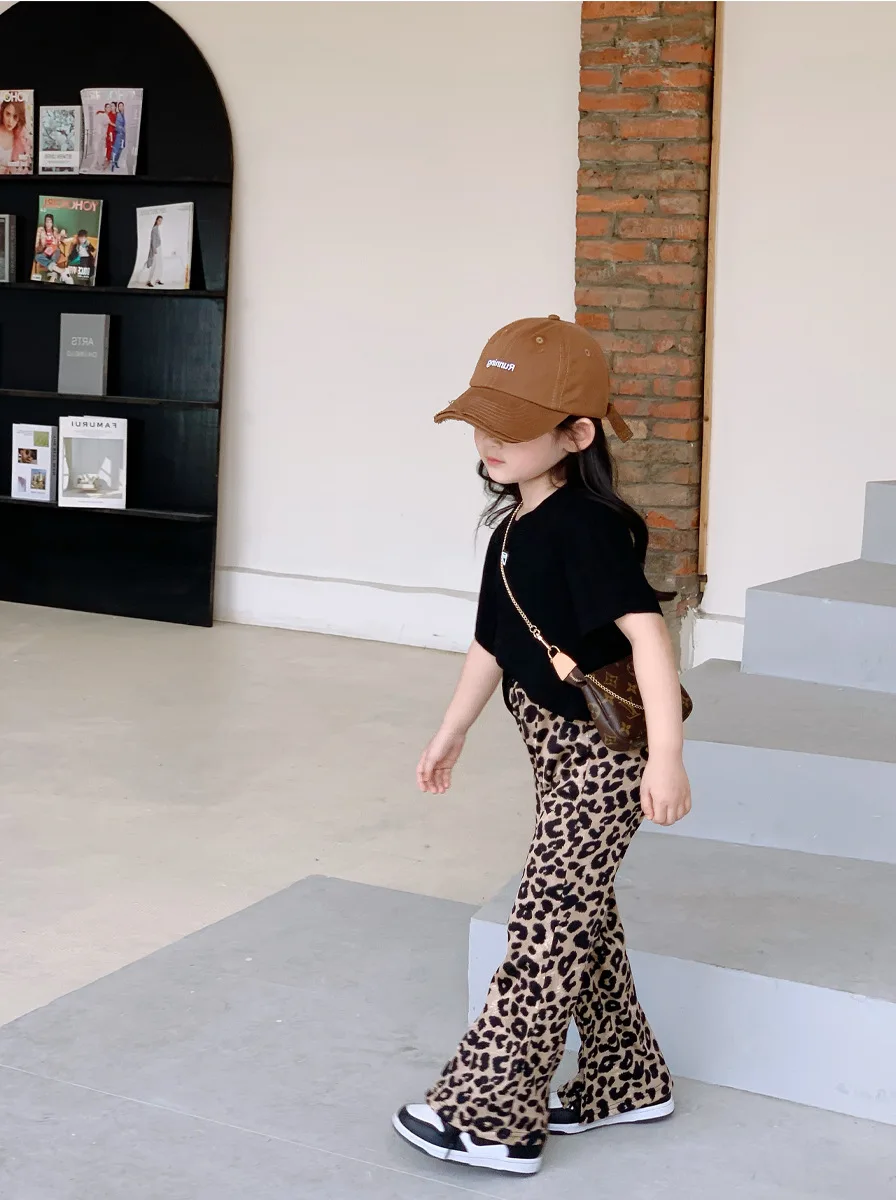Pants Baby Girl Leggings And Tops Clothes Leopard Leggings Toddler