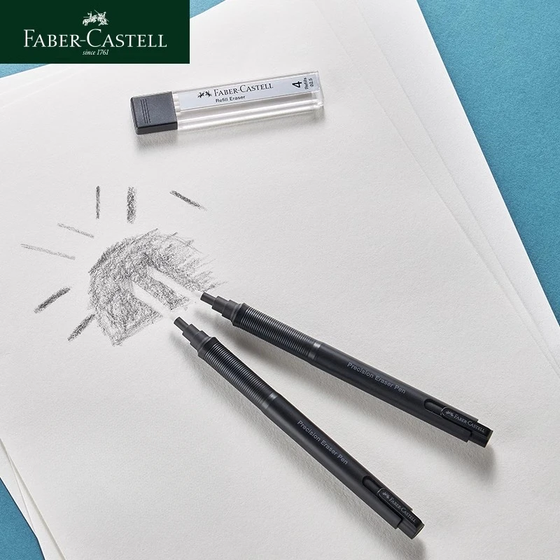 Faber-Castell 지우개 개폐식 자동 연필 고무 고정밀 연필 지우개 수정 도구 학교 사무용품