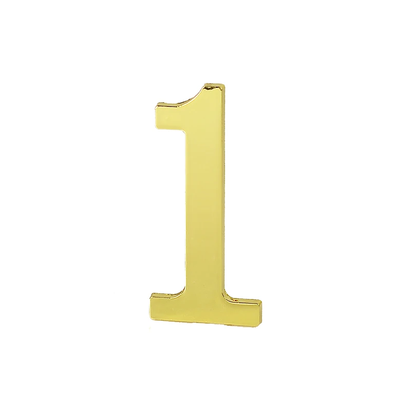 1 Stück Metall tür nummer mit Träger kleber 10*6cm Hausnummer Wohnungstür Nummer für Outdoor Hotel Home Briefkasten Etikett 0-9 – Detail 18