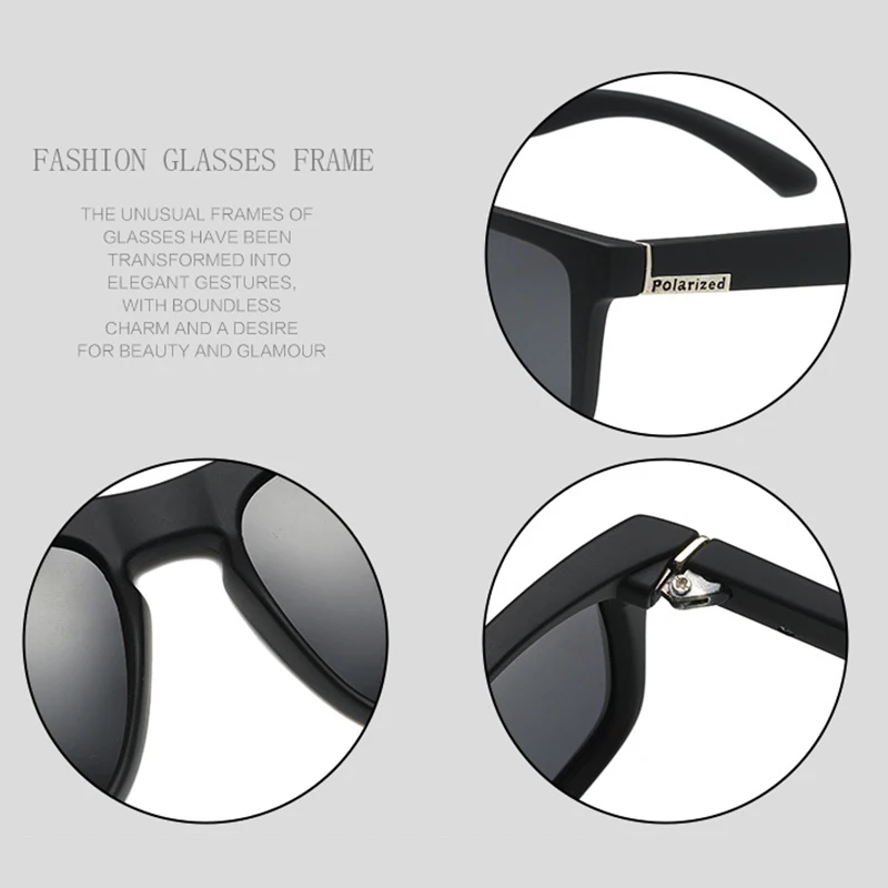 RAVEMODA Polarized Sunglasses Men Brand Designer Vintage Outdoor Driving Sun Glasses Male Fishing Glasses Sport Eyewear_voghion.com