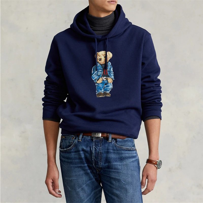

Best Version 380G Thin Fleece Cotton Men Cartoon Printing Autumn Long Sleeve Sweatshirt Fashion Casual Pullover Hoodie Top