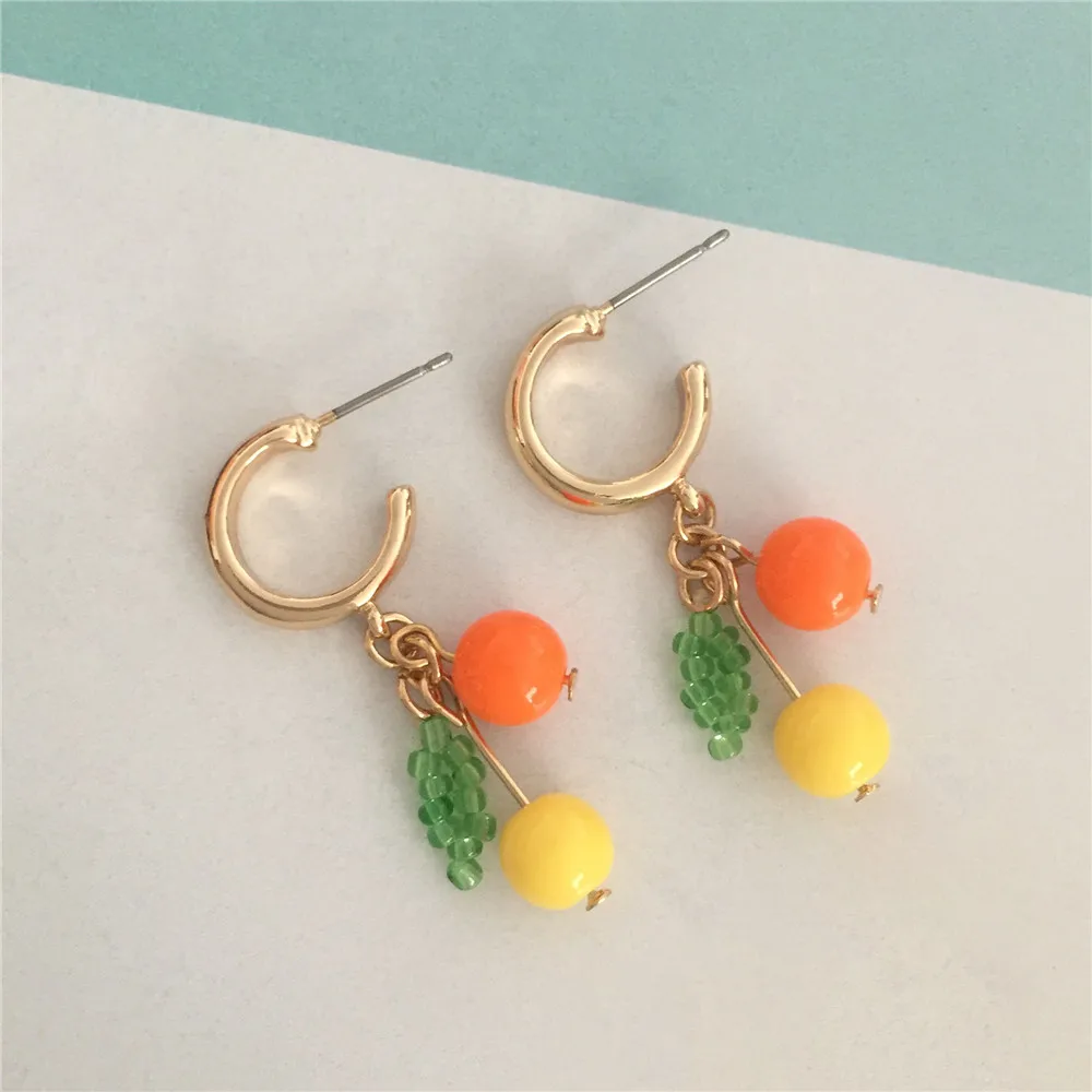 Long Tassel Simulated Pearl Drop Earrings Women Gift Bijoux Korean jewelry Gold Color