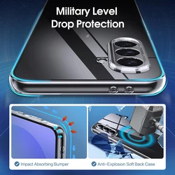 Transparent Ultra Thin Soft Silicone Clear Slim Phone Case Cover - Galaxy A06 4G