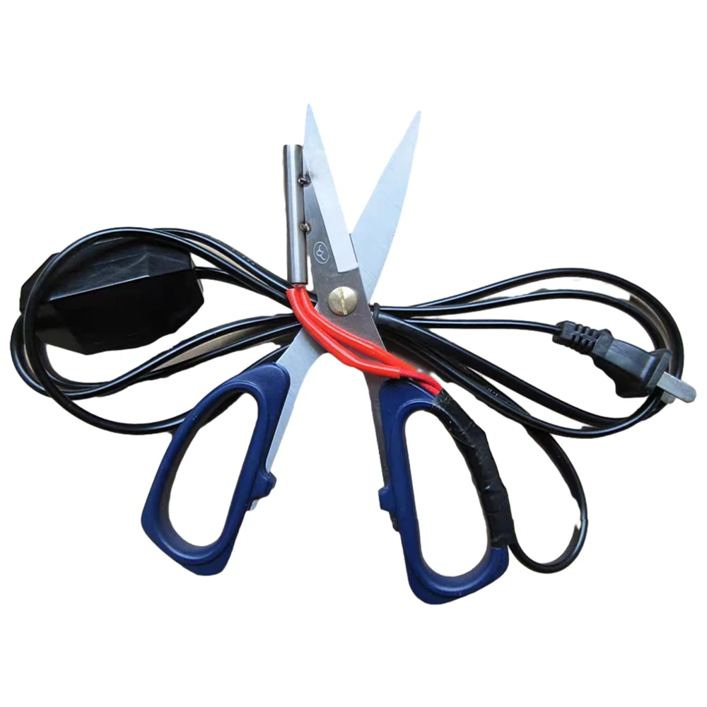 Electrothermal Scissors Stainless Steel Electric Heating Tailor Scissors Heated Cutting Scissors for Curtain Non-Woven Fabrics 5