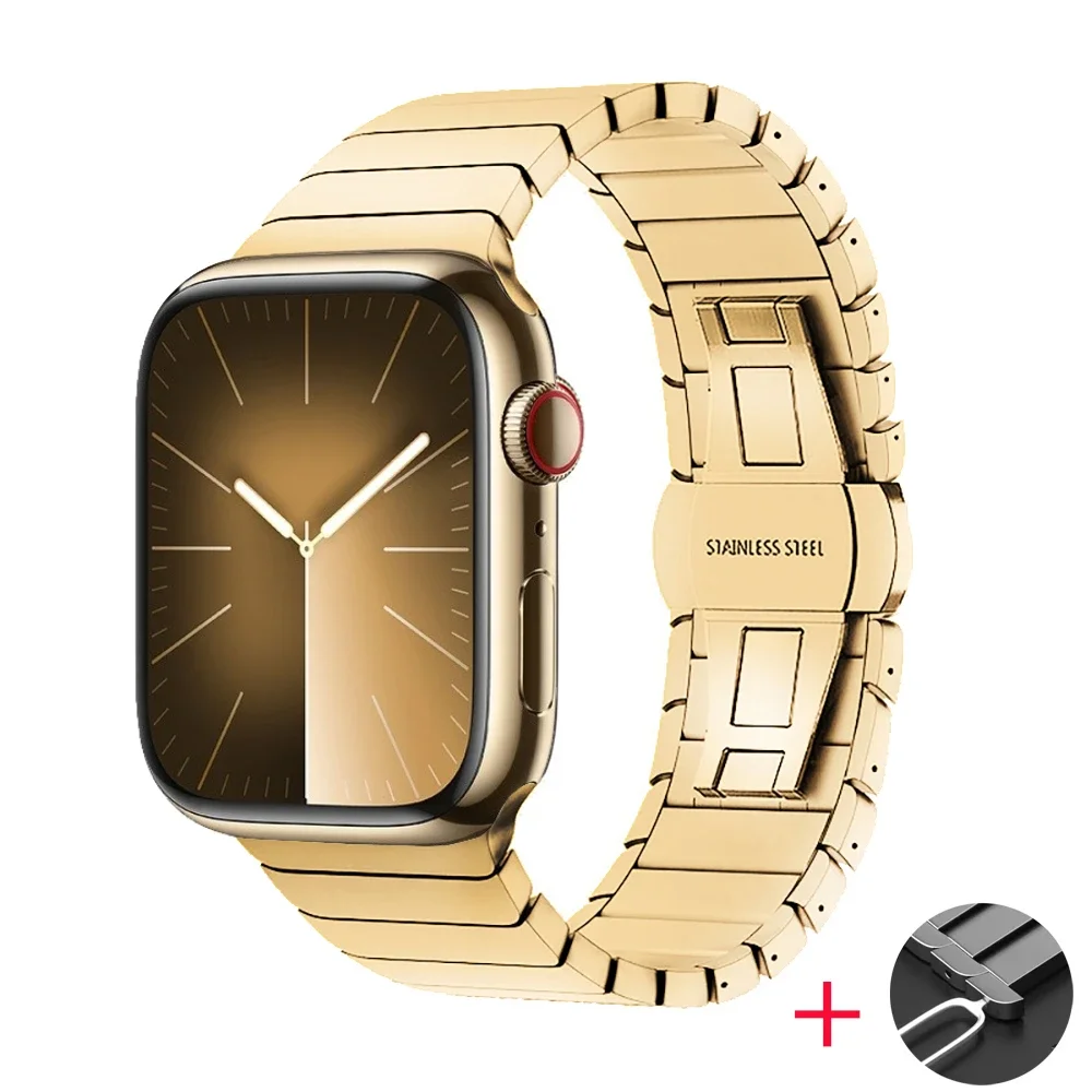 Premium Stainless Steel Metal Link Bracelet