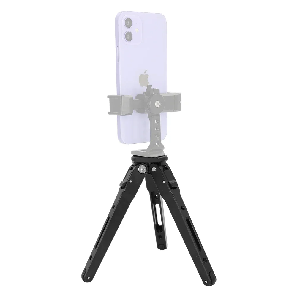 하이 퀄리티 알루미늄 합금 미니 데스크탑 삼각대, DSLR 카메라 및 스마트폰용