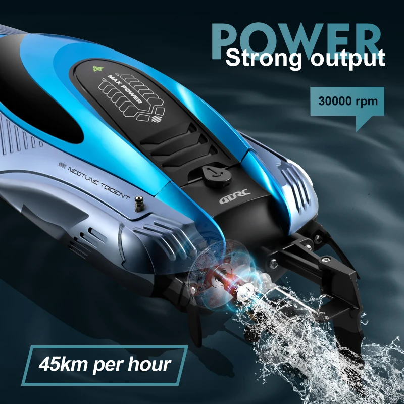 S3 Remote Control Boat High-horsepower Water Large High-speed Speedboat Charging Motor Children Ship Model Toy Gift remote control boat wind boat toys