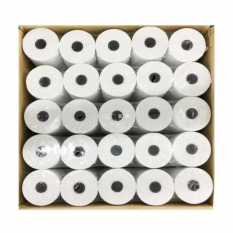 

Thermal Printing Cash Register Paper 57 * 56Mm Rolls, One Roll To Three Rolls