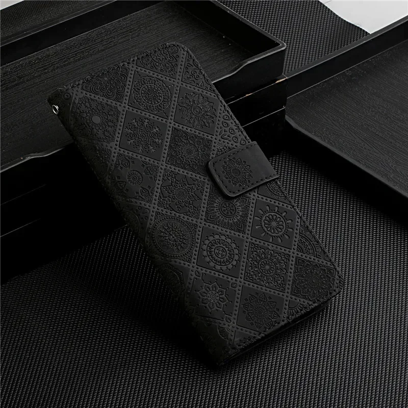 Leather Flip Wallet Phone Case with Card Holder