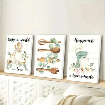 Farmhouse Kitchen Canvas Set 1