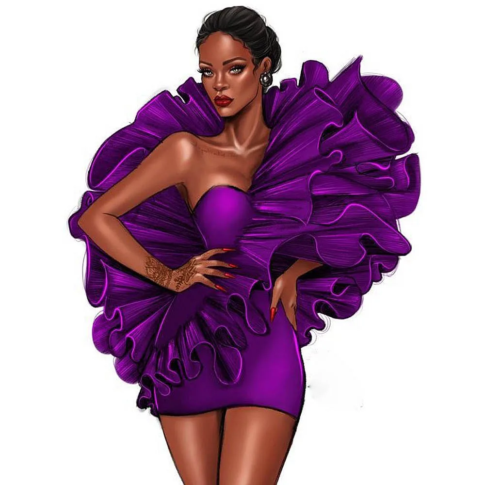 Prom Dress Short Mini Purple Draped For Women Sexy Birthday Homecoming Gown Ruffled Shoulder