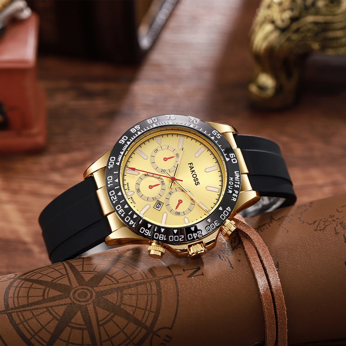 WWOOR 2024 New Fashion Watches for Men Military Luxury Original Sports Men Watch Waterproof Luminous Male Quartz WristWatch Gift