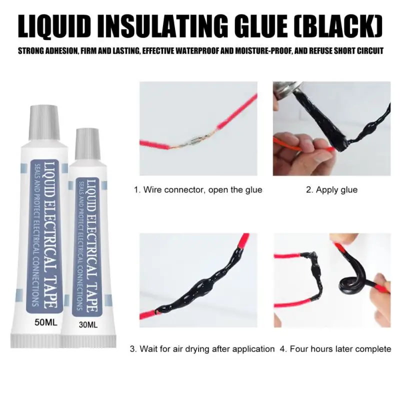 30/50ML Electrical Insulating Tape Sealant Waterproof High Temperature