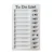 white to do list