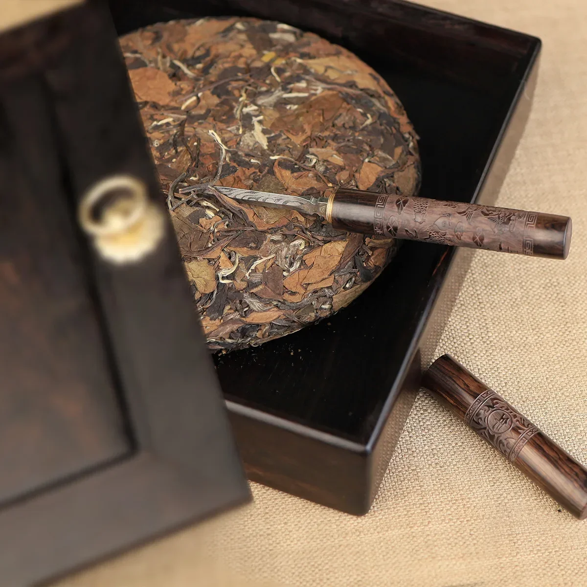 Chinese Tea Knife Needle tea ceremony Yunnan Puer Knife Shu Shen Raw Puerh Tea Cake Pu Er Cube Cutters Brick Tools Accessories