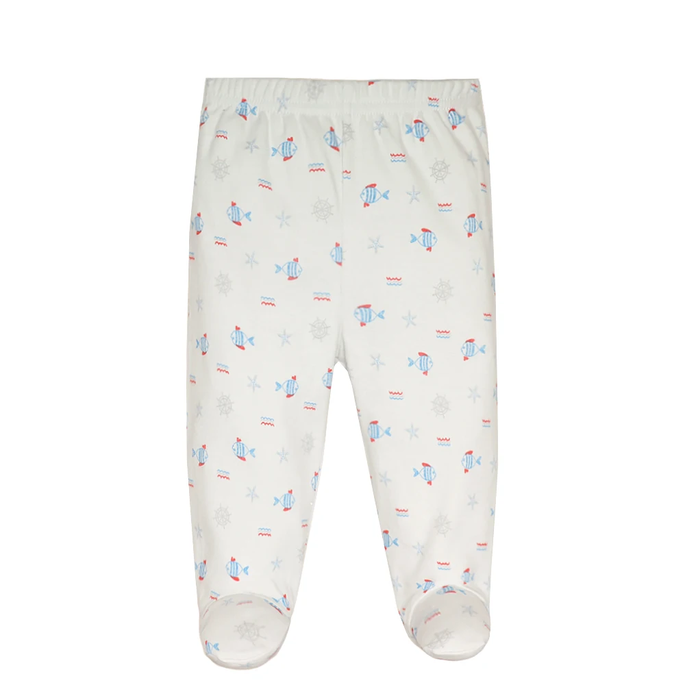 2024 New Baby Pants 100% Cotton Autumn Spring Newborn Baby Boys Girls Trousers Kid Wear Infant Toddler Cartoon For Baby Clothing 5