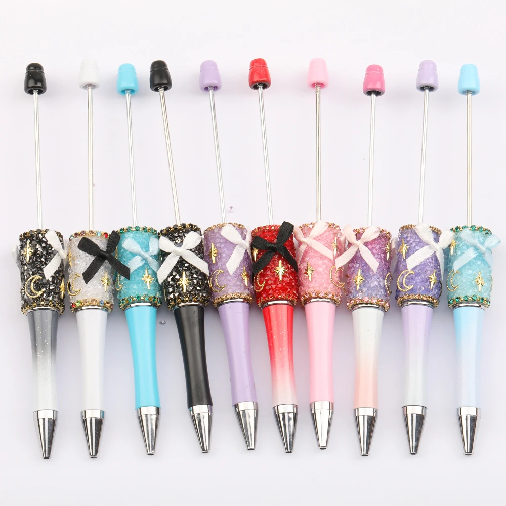 Cordial Design 20Pcs 18*147MM Jewelry Accessories/Hand Made/DIY Beaded Pen/Beadable Pen Findings/Cute Plastic Pens #16337 - cordial