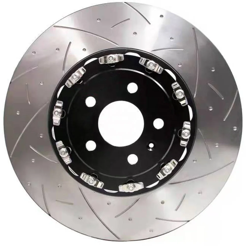 Big Break Disk Modified Kits Vented Drilled Slotted Front Brake Disc for Audi A6L A7 A8L Q7 Q8 for Volkswagen Touareg