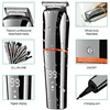 KEMEI cross-border KM-5898 electric hairdresser Multi-functional LCD display USB charging electric clipper barber 3