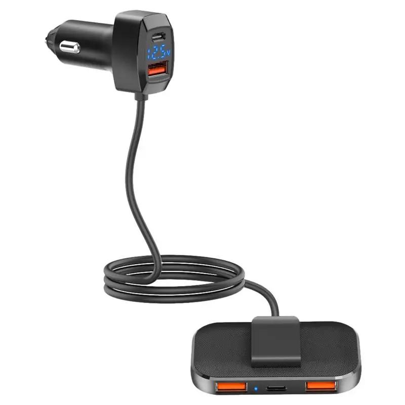 Adattatore Per Caricabatteria Da Auto Veloce A 5 Porte Caricabatterie Per Telefono Da Auto Accessori Per Auto Con Adattatore Usb E Caricabatterie Per 