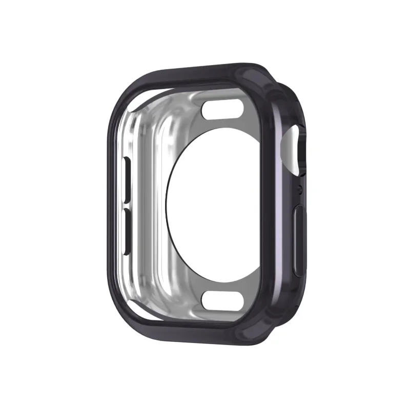 Premium TPU Hollow Case - Soft Full Coverage Protective Bumper Shell for Apple Watch Accessories
