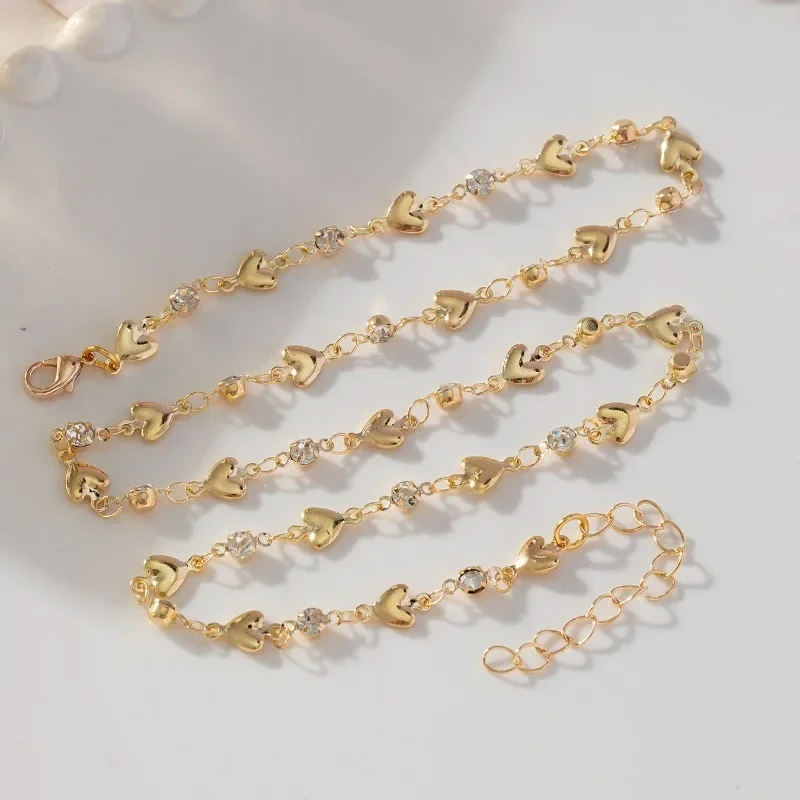 Collar largo bohemio de cristal colorido en forma de Y, cadena de