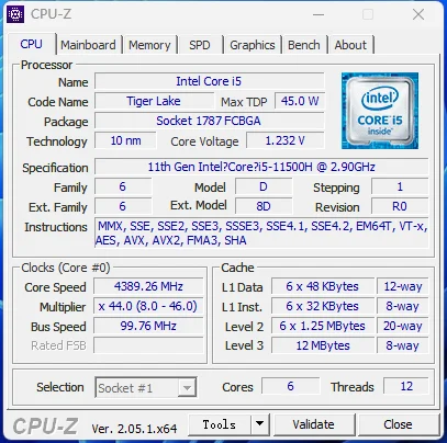 에리잉 미니 ITX 게이밍 PC 컴퓨터 메인보드 CPU 콤보 키트 인터포저 코어 i5 11500h 6코어12스레드 DDR4 램 LGA 1700 플라카 마드레