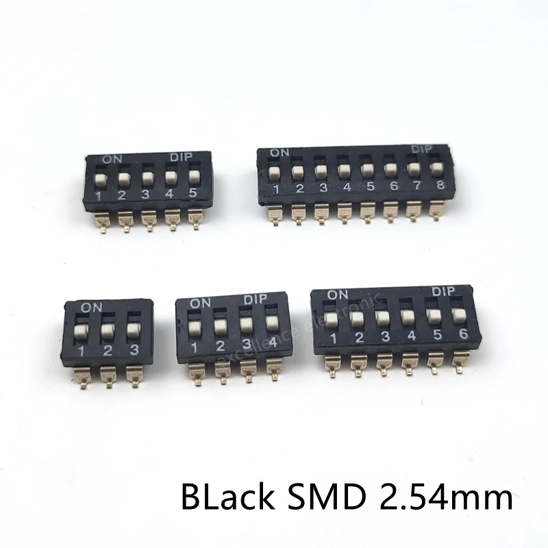 Slide Type Toggle Switch Module - 5PCS, Multi-Position, Red/Blue