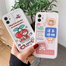 

Lucky Duck Cow Love Heart Phone Case for iPhone 13 11 12 Pro Max 13 Mini X Xs Xr 6 6s 8 7 Plus SE 2020 Back Cover Len Protection