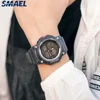 SMAEL 8007  Men's Outdoor Cool Dual Display Waterproof Glow Electronic Watch Outdoor Transparent Watch 5
