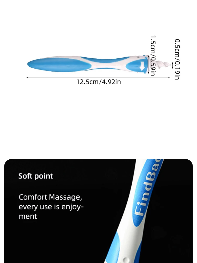 Description Picture 5 of item16 Ear Cleaning Set Ear Scoop Cleaning Ear Wax Silicone Soft Spiral Beauty Care Gadget Portable Personal Hygiene Set