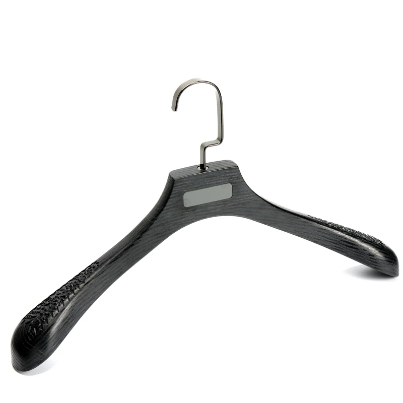 Non Slip Velvet Clothes Hanger Luxury Coat Hangers Cheap Plastic Hanger  with Wide Shouder - China Hanger and Hangers price