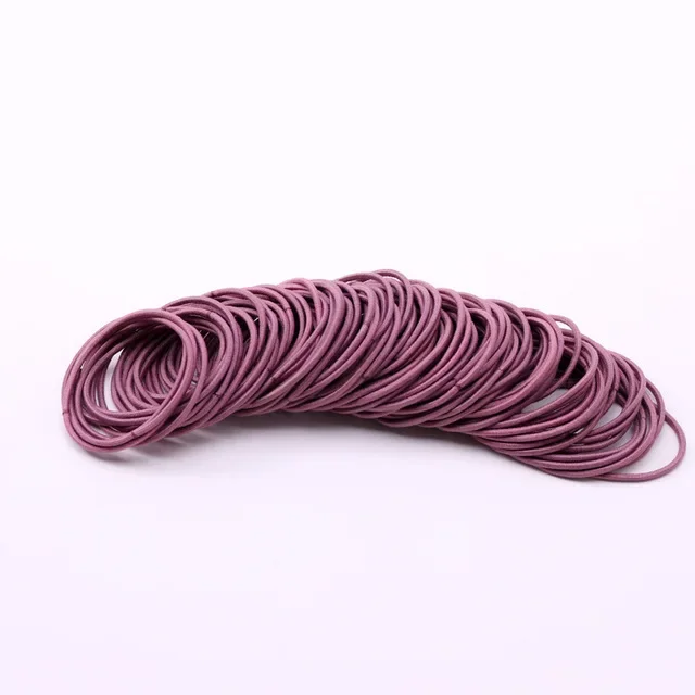 Enhanced Product Title:  
  
High Elastic Hair Ties - Durable Black Rubber Bands