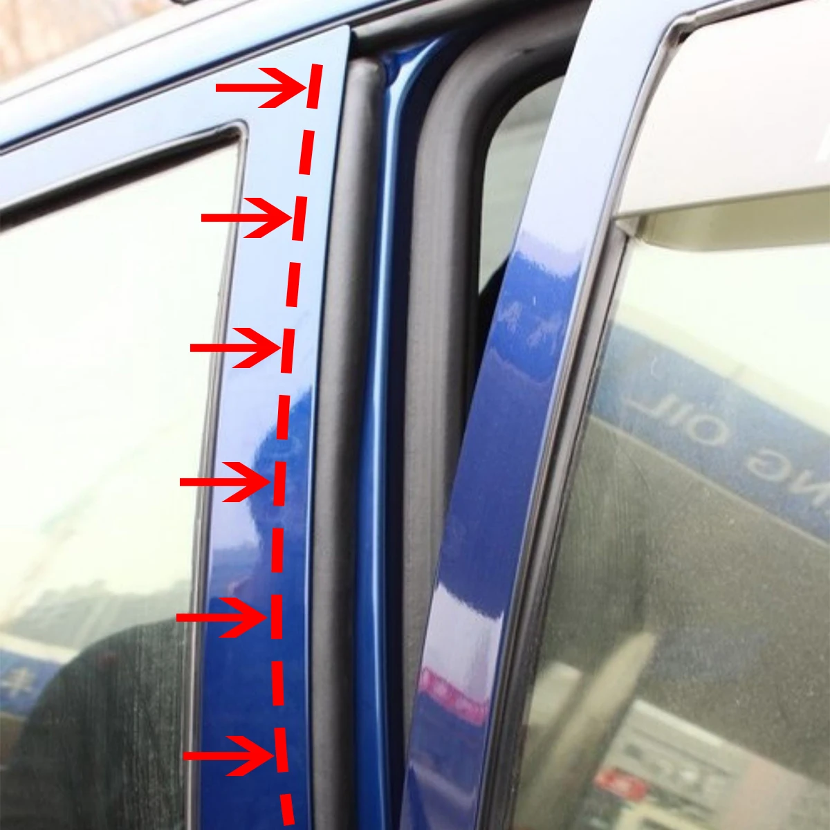 Guarnizione Auto Universale | 2 Rotoli Da 10 M | Gomma Autoadesiva A Forma Di B | Per Porte E Finestrini