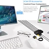 USB KVM Switch Adapter 2 Input 4 Output USB Switch KVM Switcher Printer Sharer For Computer Keyboard Mouse Sharer Controller 3