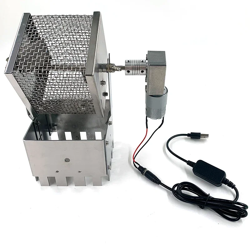 220V/110V/USB Electric Coffee Roasting Machine Coffee Roaster Stainless Steel Baking Home Outdoor Roast Machine