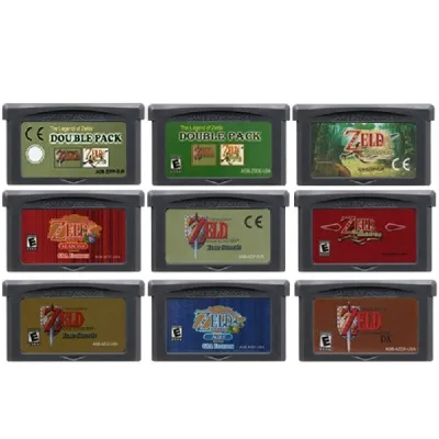 GBA Game Zelda Series 32 Bit Video Game Cartridge Console Card Minish Cap Four Swords Awakening DX for GBA/NDS gba game castlevania series cartridge 32 bit video game console card asia of sorrow circle of the moon for gba nds