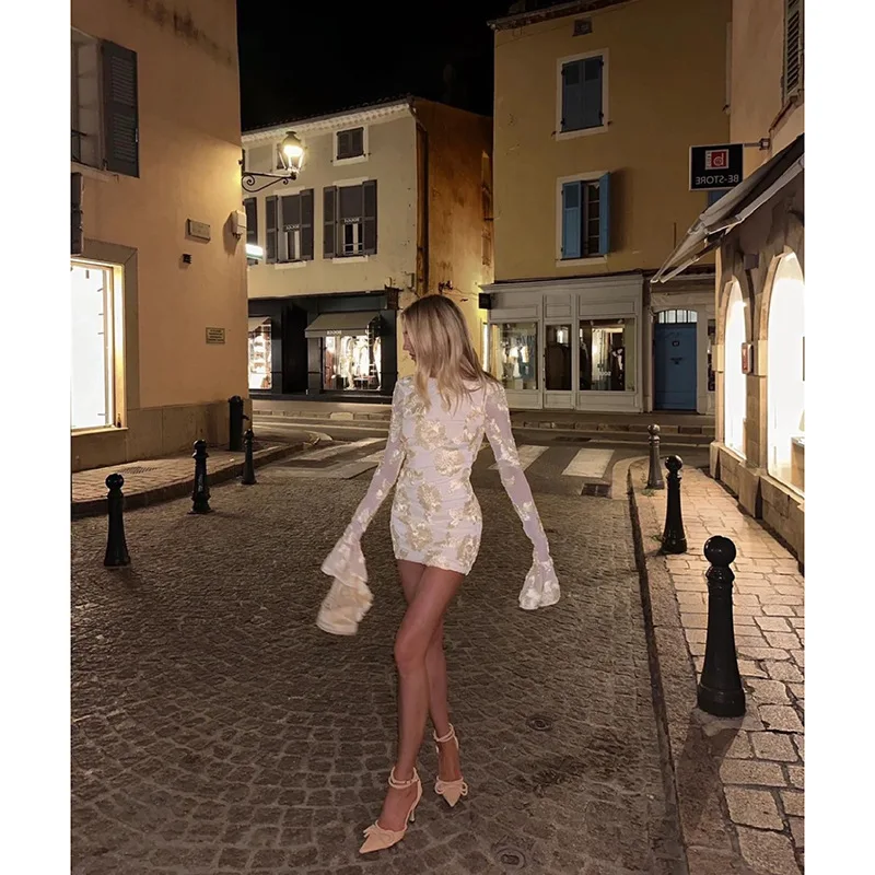 

Китайский производитель, Белое Женское мини-платье, сексуальное женское платье с открытой спиной для ночного клуба